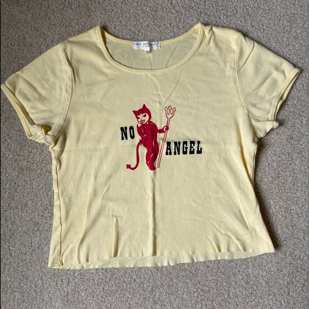 No Angel Crop Tee